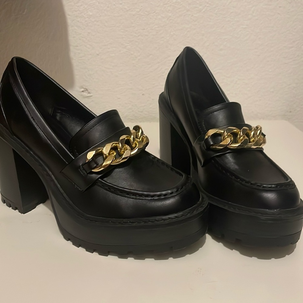 Madden Girl Kassidy Platform Lug Sole Loafers